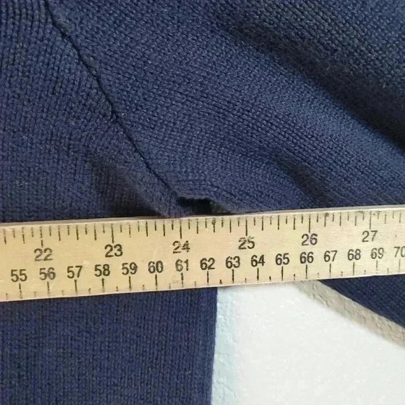 Vintage Polo By Ralph Lauren Exclusive Of Decoration Mock Neck Blue 1/4 Zip XL - Picture 6 of 9